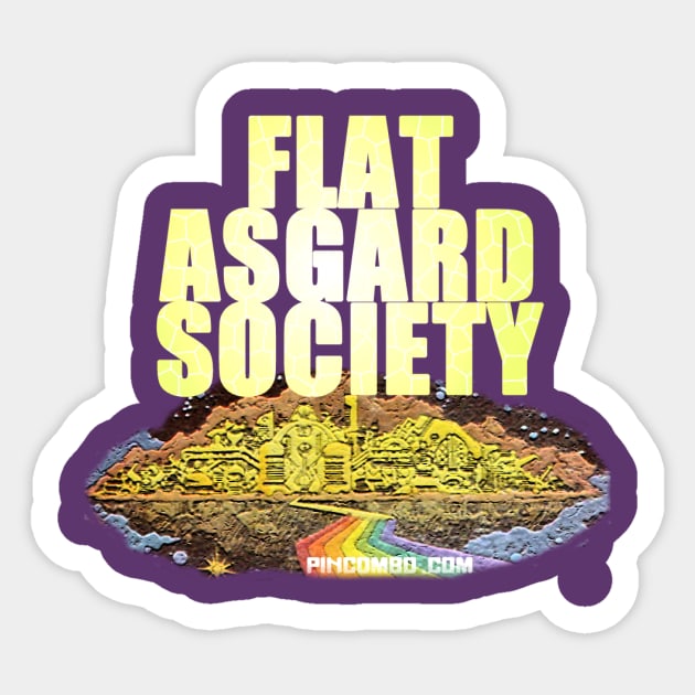 Flat Asgard Society Sticker by Elvira Khan